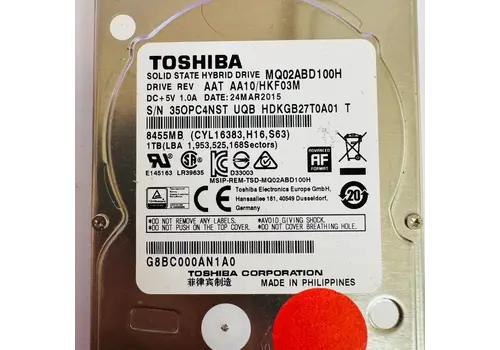 Toshiba MQ02ABD100H 1TB 2.5" SATA SSHD Board Replacement (PCB) 