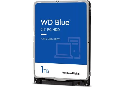 Westerdigital WD10SPZX – 1TB – 2.5" SATA HDD – 7mm – 5400 RPM – 128MB cache – SMR 