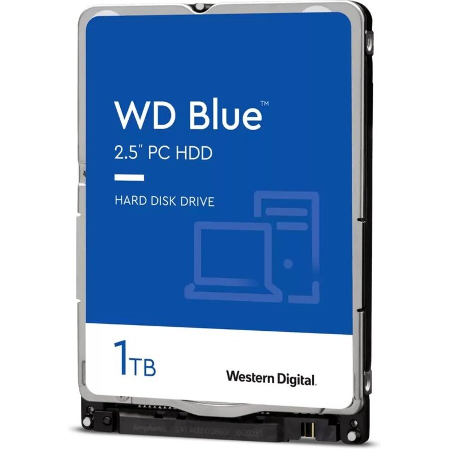 Westerdigital WD10SPZX – 1TB – 2.5" SATA HDD – 7mm – 5400 RPM – 128MB cache – SMR-1