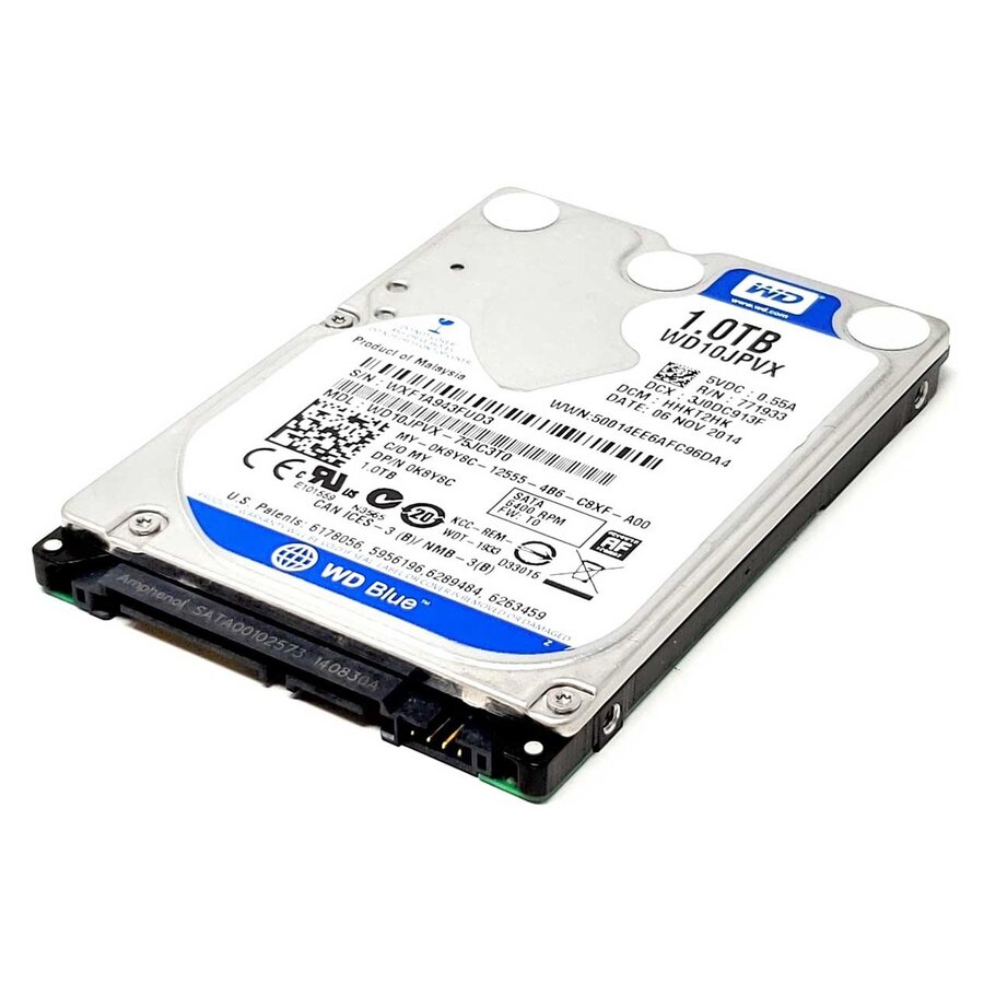 Western Digital WD10JPVX-08JC3 – 1TB – 2.5" SATA HDD – 9.5mm – 5400 RPM – 64MB cache-1