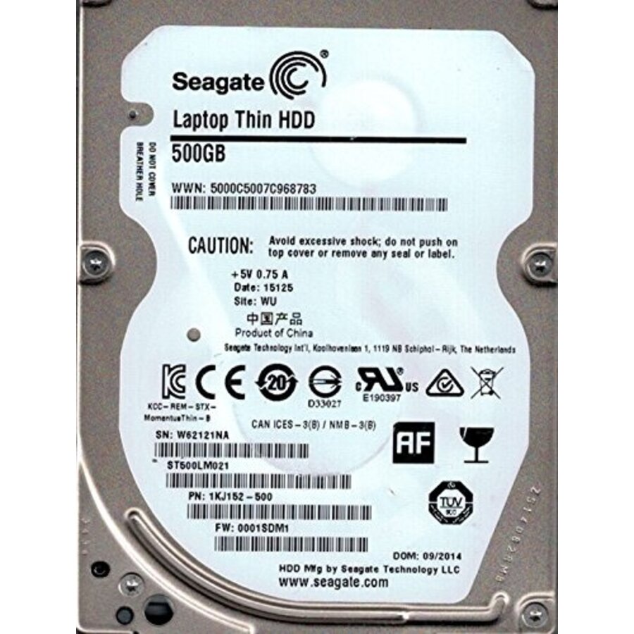 Seagate ST500LM021 – 500GB – 2.5" SSHD – 9.5mm – 5400 RPM – 8GB NAND Flash-2