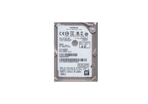 Hitachi 5K750-500 – 500GB – 2.5" SATA HDD – 9.5mm – 5400 RPM 