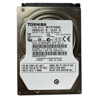 Toshiba MK7575GSX – 750GB – 2.5" SATA HDD – 9.5 mm – 5400 RPM – 8MB cache