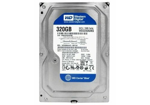 WD3200AAKS – 320GB – 3.5" SATA HDD – 7200 RPM – 16MB cache 