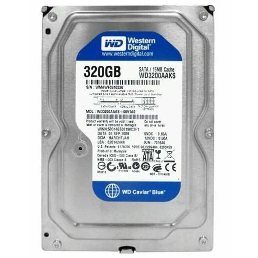 WD3200AAKS – 320GB – 3.5" SATA HDD – 7200 RPM – 16MB cache-1