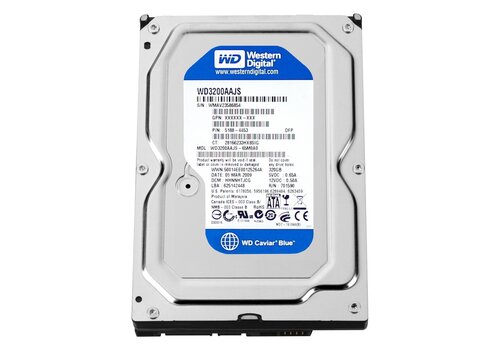 WD3200AAJS – 320GB – 3.5" SATA HDD – 25.4 mm – 7200 RPM – 8MB cache 