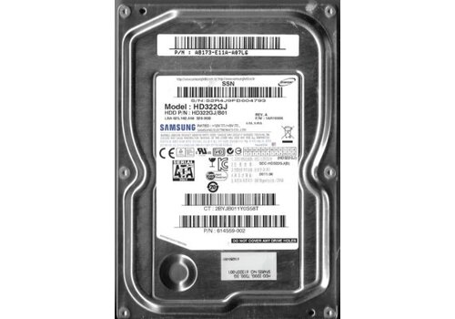 Samsung HD322GJ – 320GB – 3.5" SATA HDD – 9.5mm – 7200 RPM – 16MB cache 