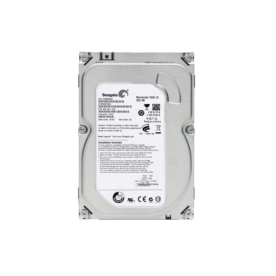 Seagate Barracuda 7200 – 320GB – 3.5" SATA HDD – 25.4 mm – 7200 RPM – 64MB cache-1
