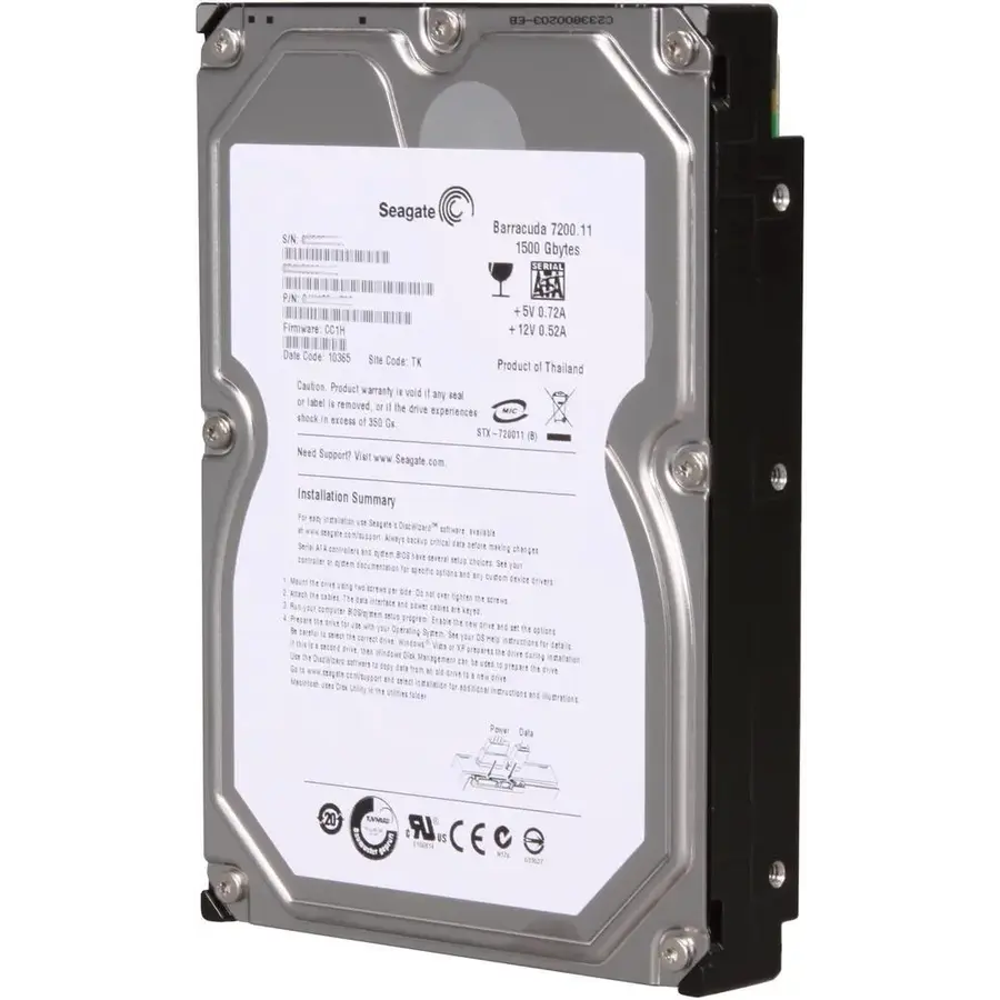 Seagate Barracuda 7200 – 1.5TB – 3.5" SATA HDD – 25.4 mm – 7200 RPM – 64MB cache-1
