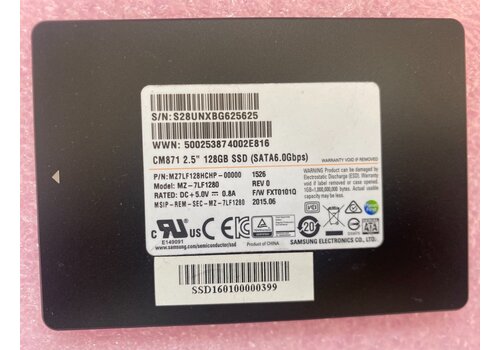 Samsung MZ-7LN128D – 128GB – 2.5" SATA SSD – 7mm 