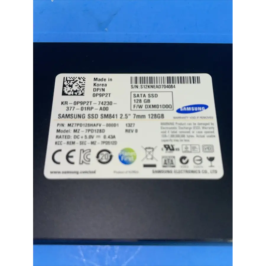 Samsung MZ-7PD128D – 128GB – 2.5" SATA SSD – 7mm-2