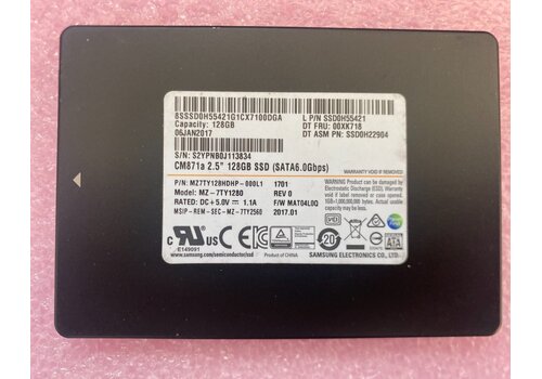 Samsung MZ-7TY1280 – 128GB – 2.5" SATA SSD – 7mm 