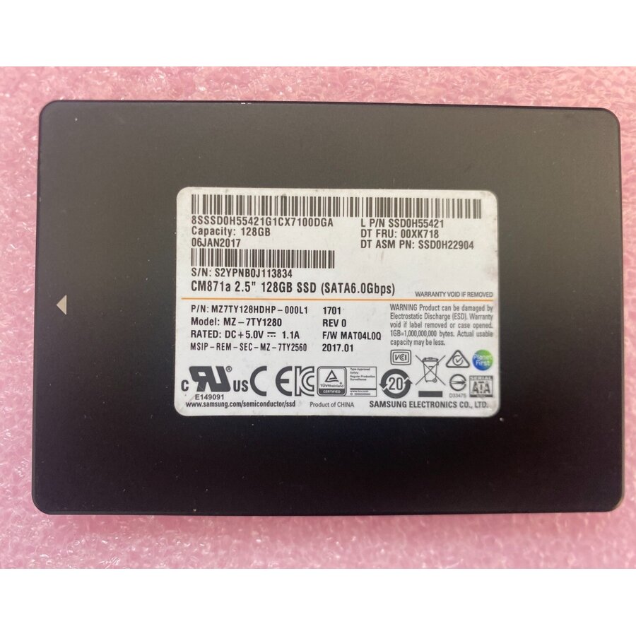 Samsung MZ-7TY1280 – 128GB – 2.5" SATA SSD – 7mm-1