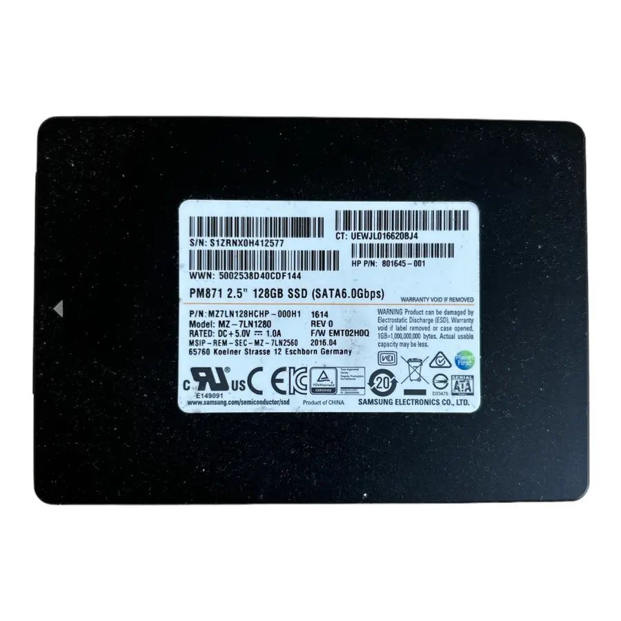 Samsung MZ-7LN1280 – 128GB – 2.5" SATA SSD – 7mm-1