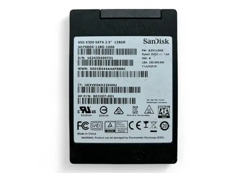 SanDisk X300 – 128GB – 2.5" SATA SSD – 7mm 
