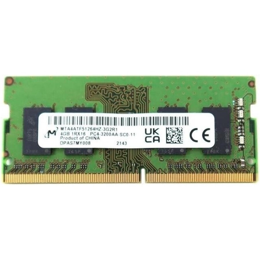 Micron MTA4ATF51264HZ-3G2R1 – 4GB DDR4 SODIMM – 260-pin – DDR4-2666 – 1.2V – 2Rx4-1
