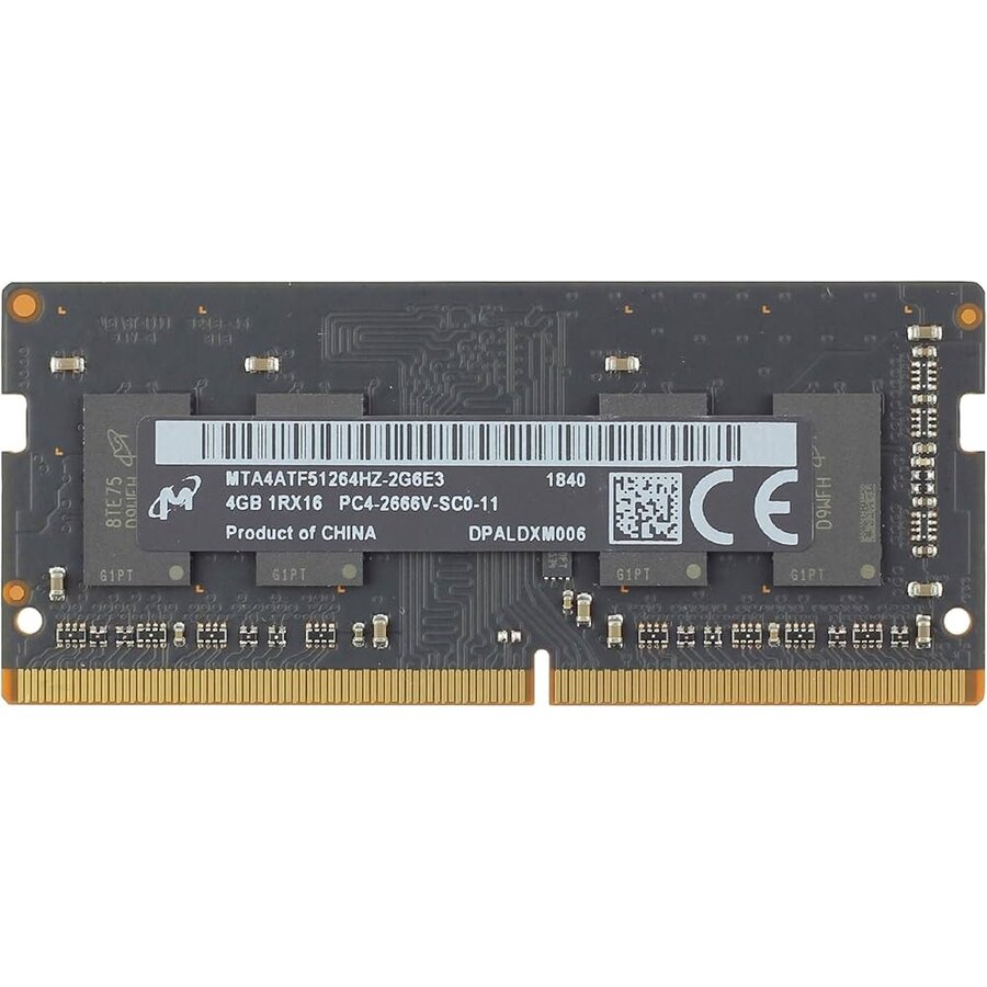 Micron MTA4ATF51264HZ-2G6E3 – 4GB DDR4 SODIMM – 260-pin – 1.2V – DDR4-2666 (batch-afhankelijk)-1