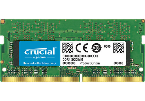 Crucial CT4G4SFS8266.C8FG – 4GB DDR4 SODIMM – 260-pin – 1.2V – DDR4-2666 (batch-afhankelijk) 