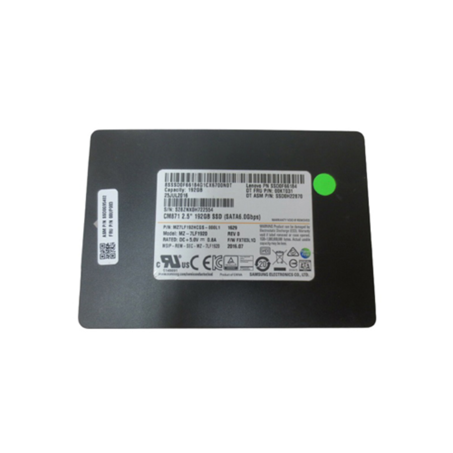 Samsung MZ-7LF1920 – 192GB – 2.5" SATA SSD – 7mm-1