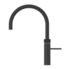 Quooker Fusion Round Black – 3-in-1 Boiling Water Tap