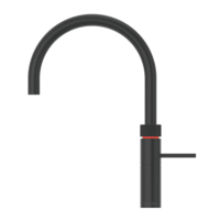 thumb-Quooker Fusion Round Black – 3-in-1 Boiling Water Tap-1