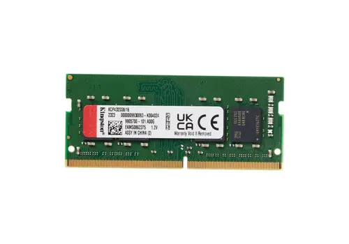 Kingston KCP432SS8/16 – 16GB DDR4 SODIMM – 260-pin – 1.2V – DDR4-3200 (batch-afhankelijk) 