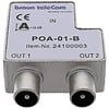 Braun Telecom Braun Telecom POA 01-B Tweevoudige TV-opdrukverdeler (Enddop)