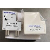 thumb-Braun Telecom POA 01-B Tweevoudige TV-opdrukverdeler (Enddop)-3