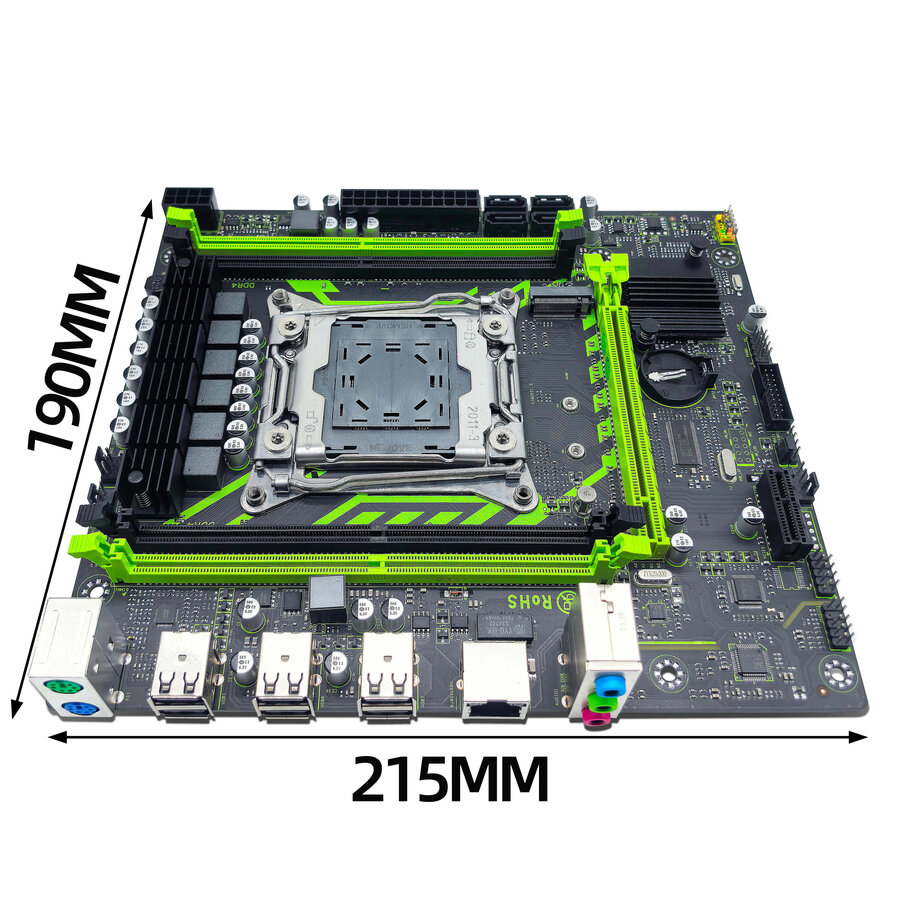 ZSUS X99-P4 Motherboard Set Kit – Intel Xeon E5-2650 v4, 16GB DDR4-2133, NVMe M.2-3