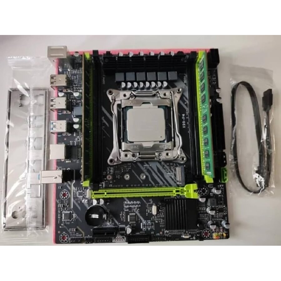 ZSUS X99-P4 Motherboard Set Kit – Intel Xeon E5-2650 v4, 16GB DDR4-2133, NVMe M.2-2