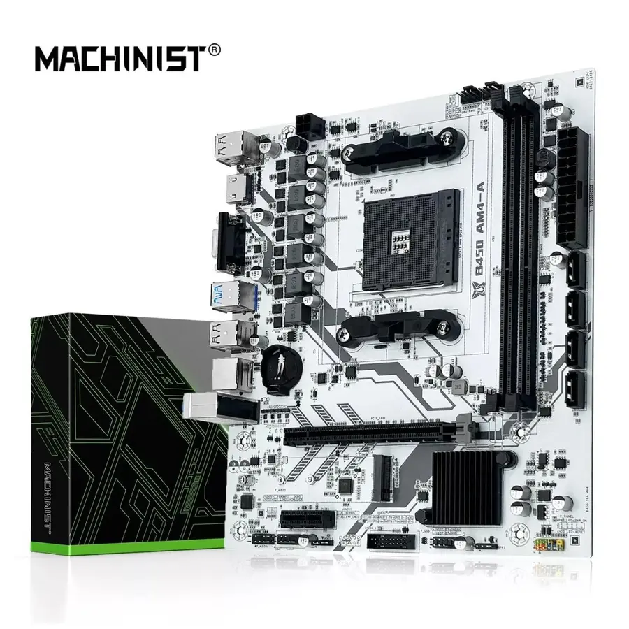 Machinist B450 AM4-A Motherboard – Micro-ATX-1