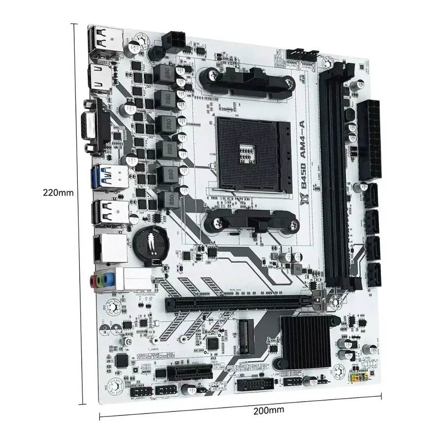 Machinist B450 AM4-A Motherboard – Micro-ATX-6