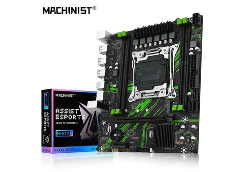 Machinist X99 PR9 Kit – Moederbord + CPU (RAM niet inbegrepen) 