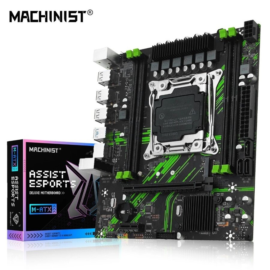 Machinist X99 PR9 Kit – Moederbord + CPU (RAM niet inbegrepen)-1