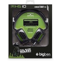 Zazitec XHS 10 Gaming Headset – Xbox 360 & PC – 40mm drivers, 32 ohm, 108 dB