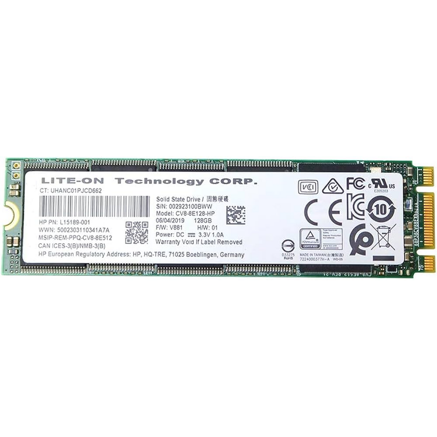 Lite-On CV8 SSD 128GB M.2 2280 SATA III 6Gb/s – CV8-8E128-11 OEM Solid State Drive-1