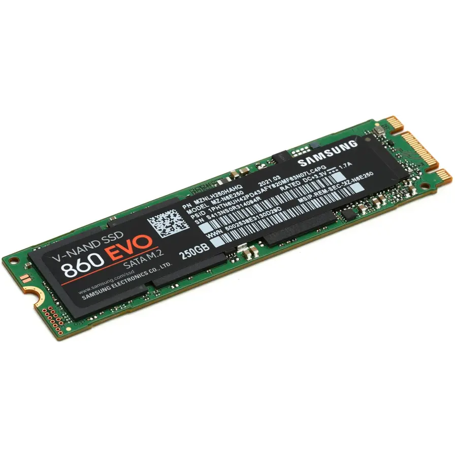 Samsung 860 EVO SSD 250GB M.2 2280 SATA III 6Gb/s – MZ-N6E250 Solid State Drive-2