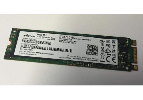 Micron M600 SSD 512GB M.2 2280 SATA III 6Gb/s – MTFDDAV512MBF OEM Solid State Drive 