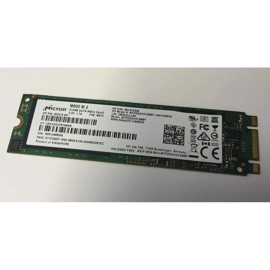 Micron M600 SSD 512GB M.2 2280 SATA III 6Gb/s – MTFDDAV512MBF OEM Solid State Drive-1