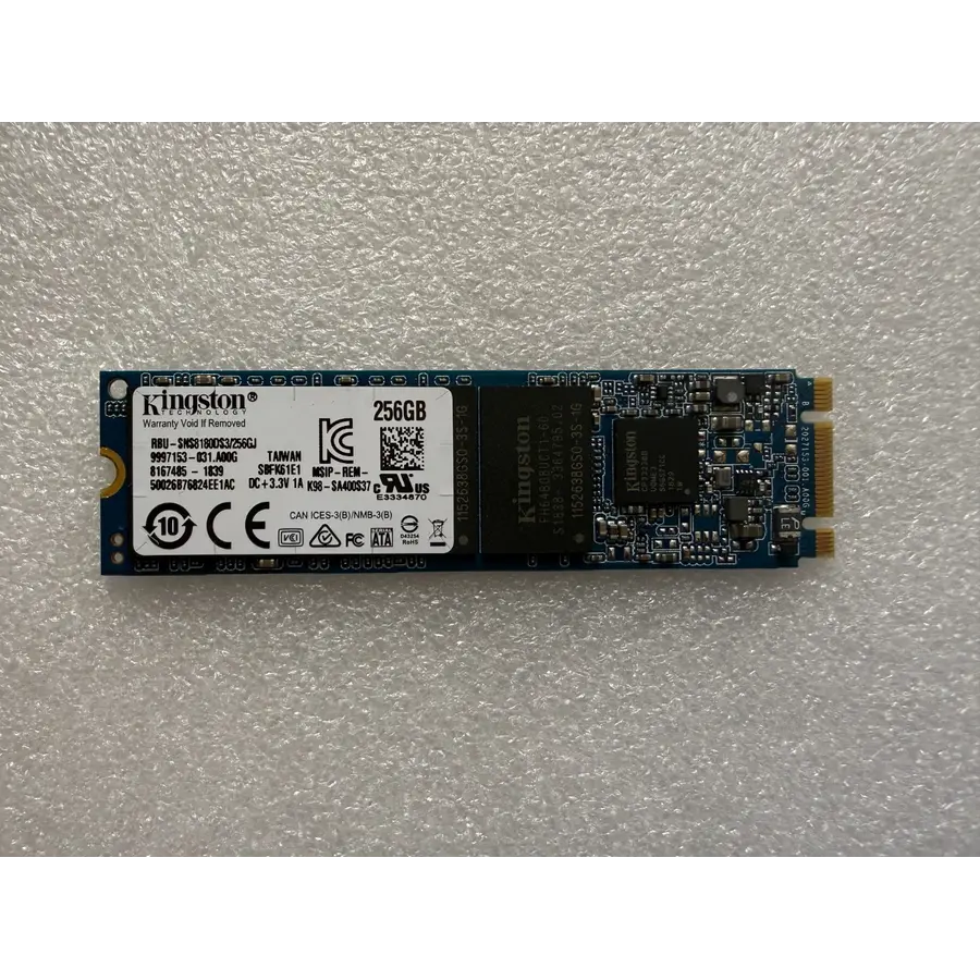 Kingston 256GB M.2 2280 NVMe PCIe Gen3 x2 SSD – RBU-SNS8154P3/256GJ2-1