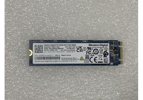 Western Digital PC SA530 256GB M.2 2280 SATA SSD – SDASN8Y-256G-1006 