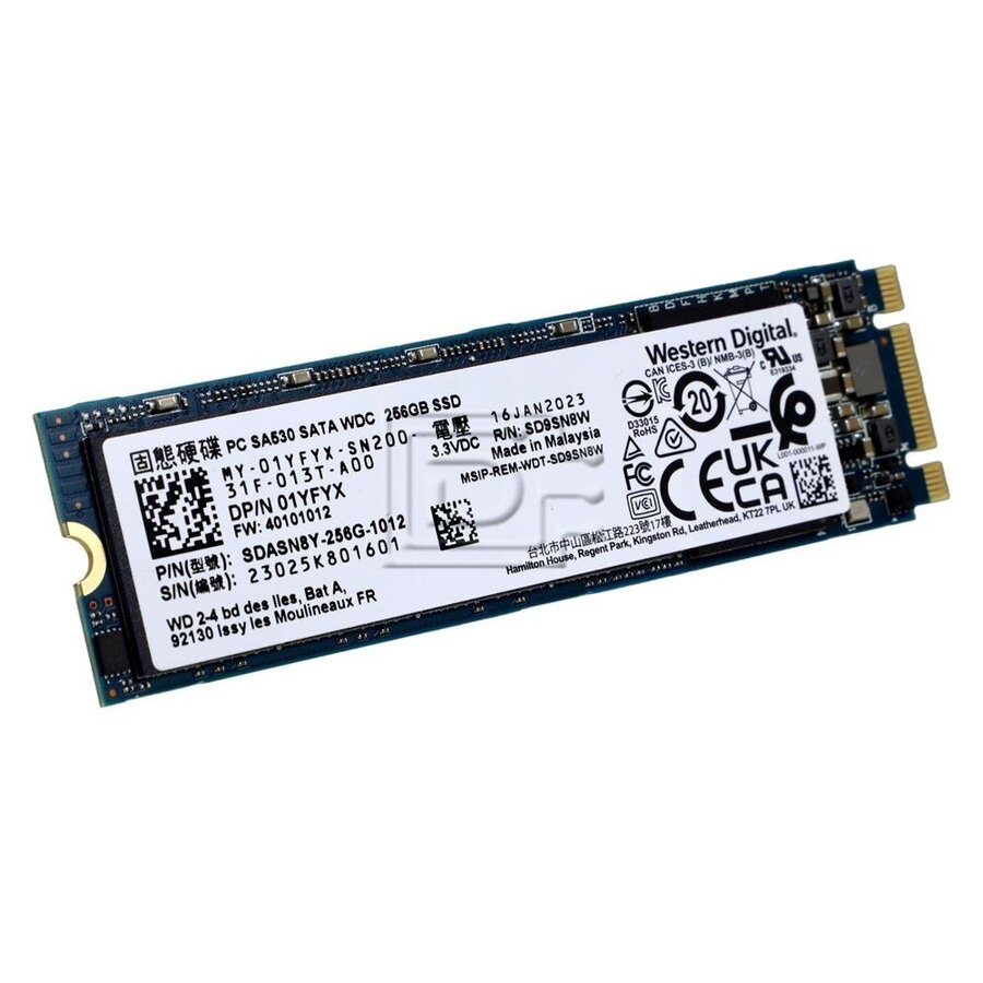 Western Digital PC SA530 256GB M.2 2280 – SDASN8Y-256G-1014-1