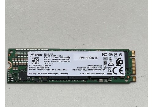Micron 1100 Series 256GB M.2 2280 SATA III – MTFDDAV256TBN 