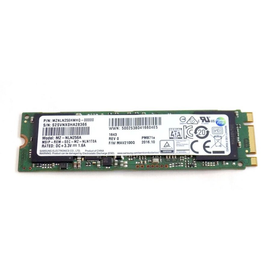 Samsung PM871 256GB M.2 2280 SATA III – MZ-NLN256A-1