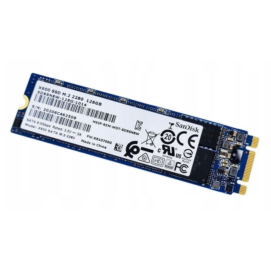SanDisk X600 256GB M.2 2280 SATA III – SD9SN8W-256G-1014-1