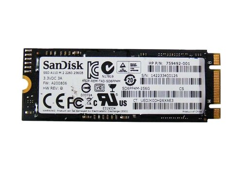 SanDisk A110 256GB M.2 PCIe Gen2 x2 – SD6PP4M-256G-1006 