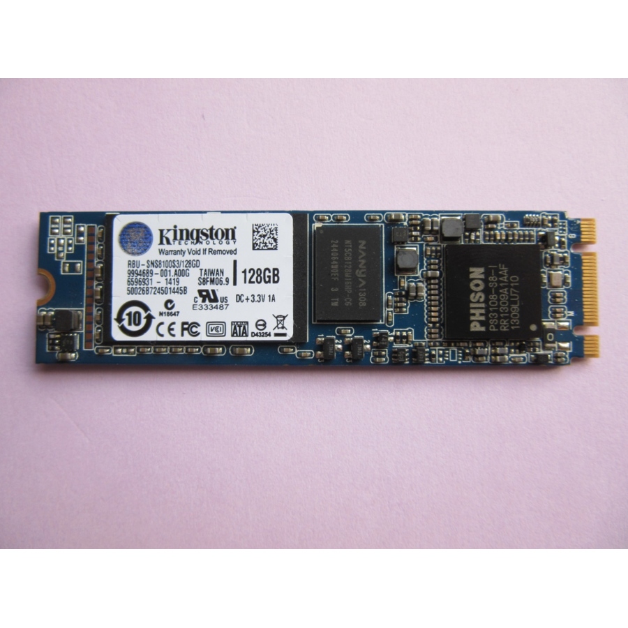 Kingston 128GB M.2 2280 SATA III – RBU-SNS8100S3/128GD-1