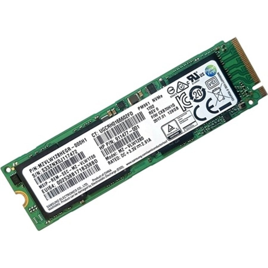 Samsung PM851 128GB M.2 2280 SATA III – MZ-NTE1280-1