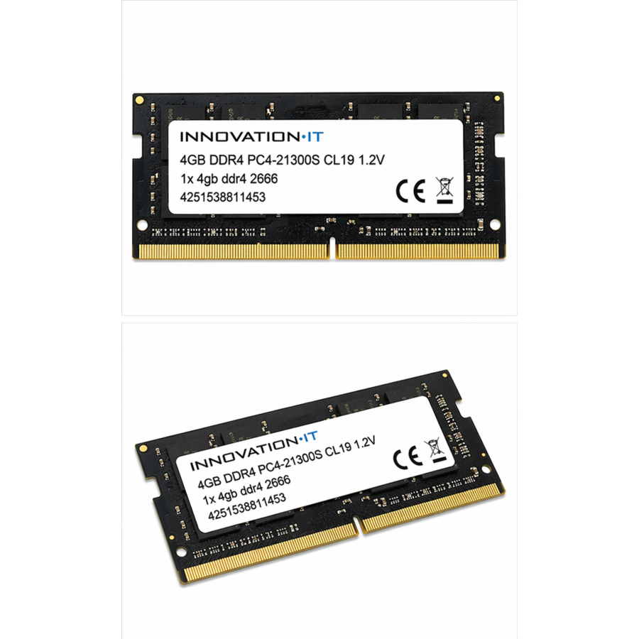 Innovation IT 4GB DDR4 2666MHz PC4-21300S CL19 SODIMM Laptop Geheugenmodule (1x4GB)-2