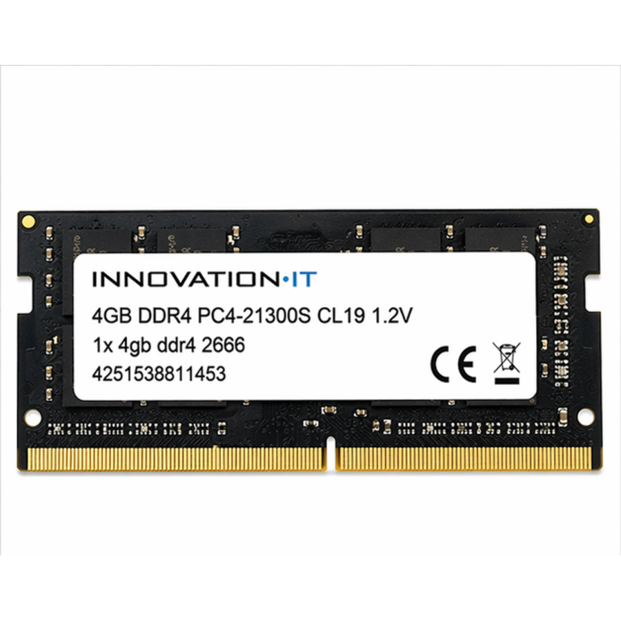 Innovation IT 4GB DDR4 2666MHz PC4-21300S CL19 SODIMM Laptop Geheugenmodule (1x4GB)-1
